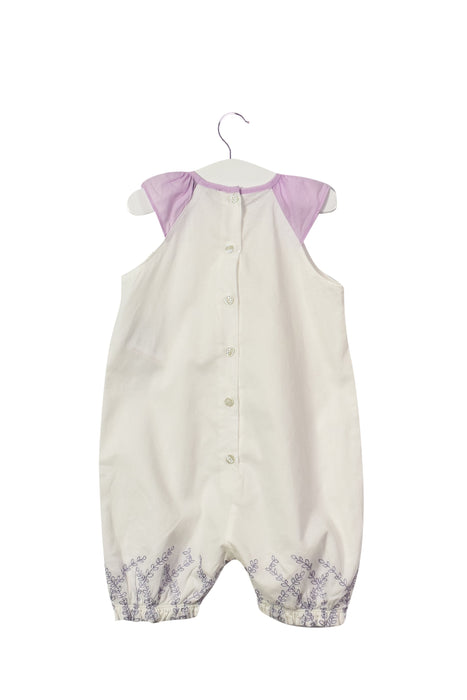 A White Rompers from Armani in size 6-12M for girl. (Back View)