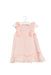A Pink Short Sleeve Dresses from Tartine et Chocolat in size 3-6M for girl. (Front View)