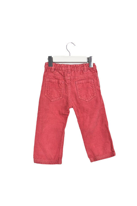 A Pink Casual Pants from Petit Bateau in size 12-18M for girl. (Back View)