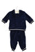 A Navy Lightweight Jackets from Ralph Lauren in size 3-6M for girl. (Back View)