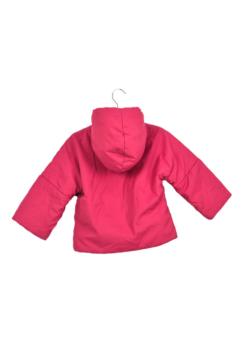 A Pink Puffer/Quilted Jackets from Kaloo in size 6-12M for girl. (Back View)