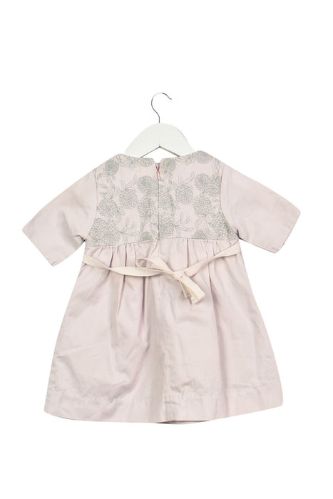 A Purple Long Sleeve Dresses from null in size 12-18M for girl. (Back View)