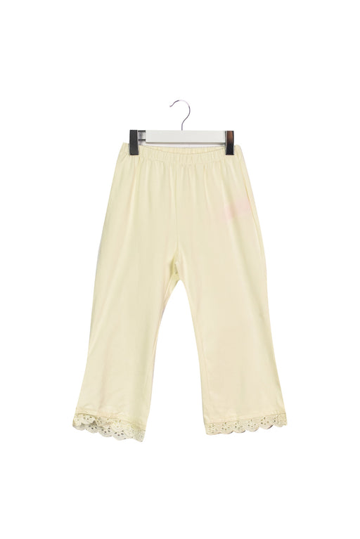 A White Leggings from Nicholas & Bears in size 3T for girl. (Front View)