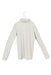 A Silver Long Sleeve Tops from Simonetta in size L for maternity. (Back View)