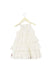A White Sleeveless Dresses from Oilily in size 12-18M for girl. (Back View)