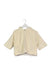 A White Bathrobes from Bonpoint in size 6-12M for neutral. (Front View)