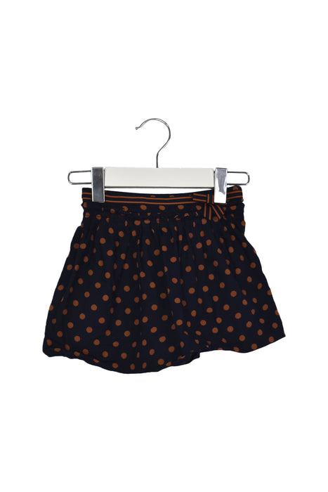 A Navy Mid Skirts from Jacadi in size 2T for girl. (Front View)