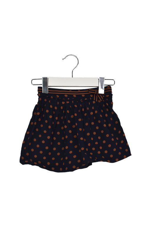 A Navy Mid Skirts from Jacadi in size 2T for girl. (Front View)