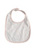 A White Bibs from Armani in size 0-3M for girl. (Front View)