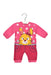 A Pink Long Sleeve Jumpsuits from Chicco in size 0-3M for girl. (Front View)