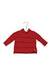 A Red Long Sleeve Tops from Chicco in size 0-3M for girl. (Front View)