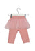 A Pink Leggings from Ferrari in size 3-6M for girl. (Back View)