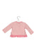A Pink Long Sleeve Tops from Chicco in size 0-3M for girl. (Back View)
