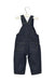A Navy Long Overalls from Marese in size 6-12M for boy. (Back View)