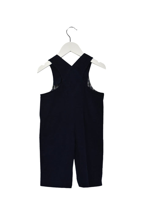 A Navy Long Overalls from Florence Eiseman in size 6-12M for boy. (Back View)