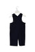 A Navy Long Overalls from Florence Eiseman in size 6-12M for boy. (Back View)