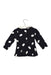 A Black Long Sleeve Dresses from Armani in size 3-6M for girl. (Back View)