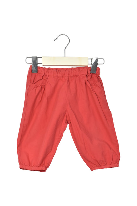 A Pink Casual Pants from Bonpoint in size 3-6M for girl. (Front View)