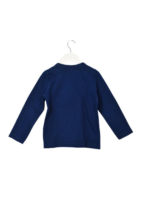 A Navy Long Sleeve Tops from Boden in size 4T for boy. (Back View)