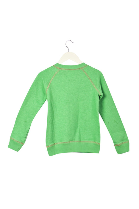A Green Sweatshirts from Boden in size 5T for boy. (Back View)