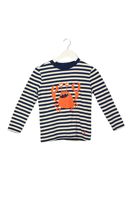 A Navy Long Sleeve Tops from Joules in size 4T for boy. (Front View)