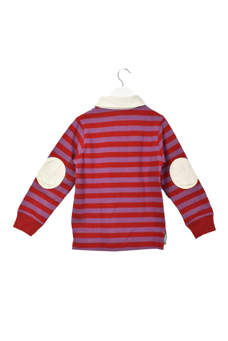 A Multi Long Sleeve Polos from Boden in size 5T for boy. (Back View)