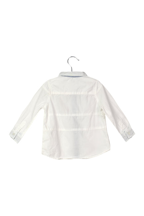 A White Shirts from IKKS in size 6-12M for boy. (Back View)