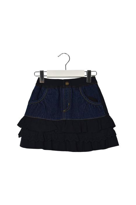 A Mulicolour Mid Skirts from Comme Ca Ism in size 2T for girl. (Front View)