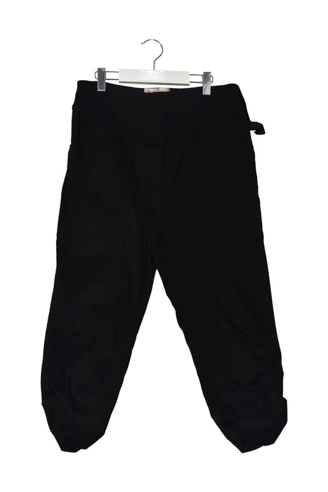 A Black Casual Pants from Gennie's in size M for maternity. (Front View)