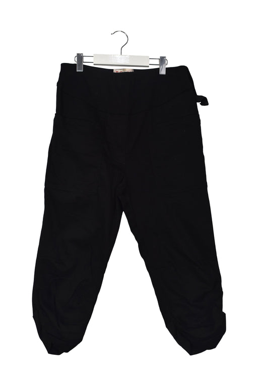 A Black Casual Pants from Gennie's in size M for maternity. (Front View)