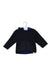 A Navy Zippered Sweatshirts from Boss in size 3-6M for boy. (Front View)