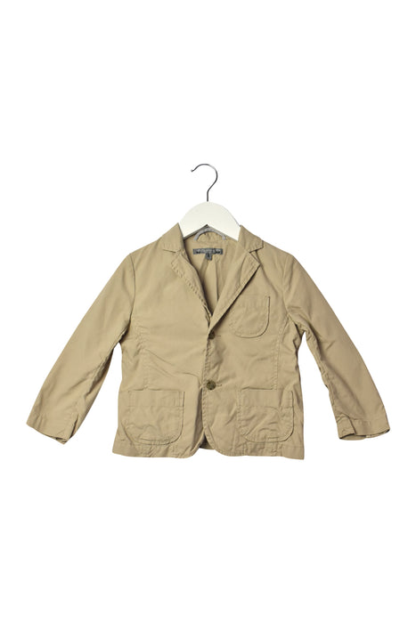 A Beige Blazers from Bonpoint in size 3T for boy. (Front View)