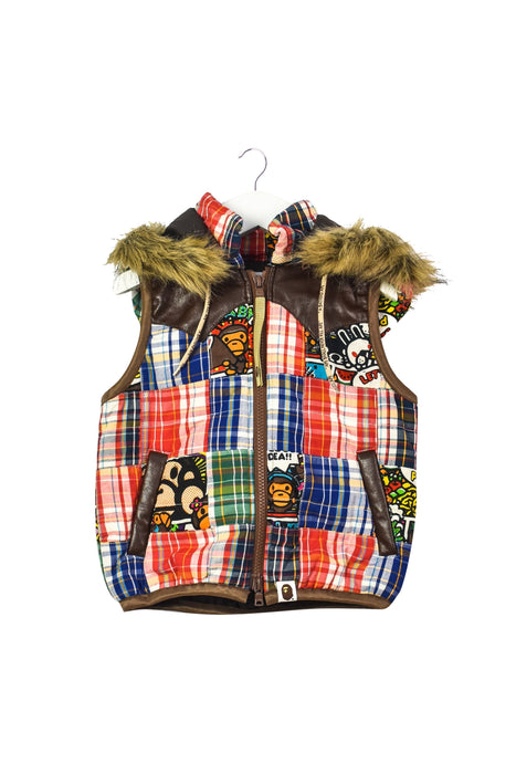 A Multi Vests from BAPE KIDS in size 4T for boy. (Front View)