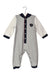 A Grey Long Sleeve Jumpsuits from Emile et Rose in size 6-12M for girl. (Front View)