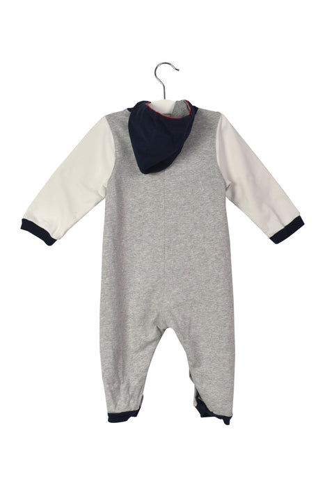 A Grey Long Sleeve Jumpsuits from Emile et Rose in size 6-12M for girl. (Back View)