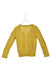 A Yellow Cardigans from Bonpoint in size 4T for girl. (Back View)