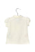 A White Short Sleeve Polos from Ralph Lauren in size 0-3M for girl. (Back View)