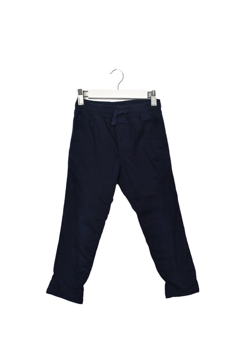 A Navy Casual Pants from Crewcuts in size 5T for girl. (Front View)