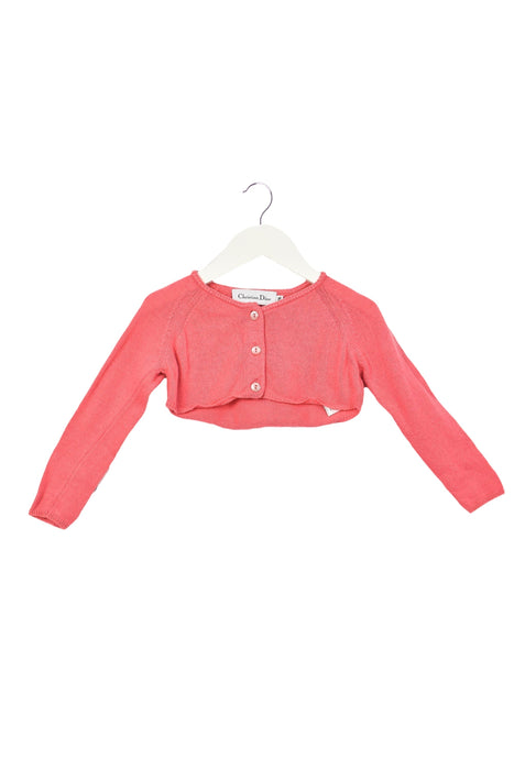 A Pink Cardigans from Dior in size 2T for girl. (Front View)