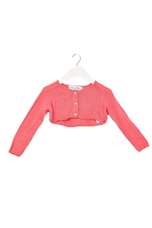 A Pink Cardigans from Dior in size 2T for girl. (Front View)