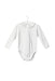 A White Long Sleeve Bodysuits from Dior in size 12-18M for girl. (Front View)