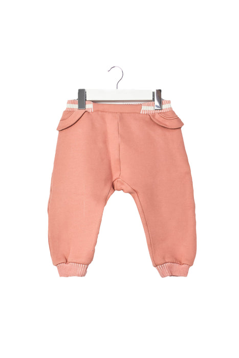 A Pink Sweatpants from Fendi in size 12-18M for girl. (Front View)