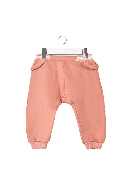 A Pink Sweatpants from Fendi in size 12-18M for girl. (Front View)
