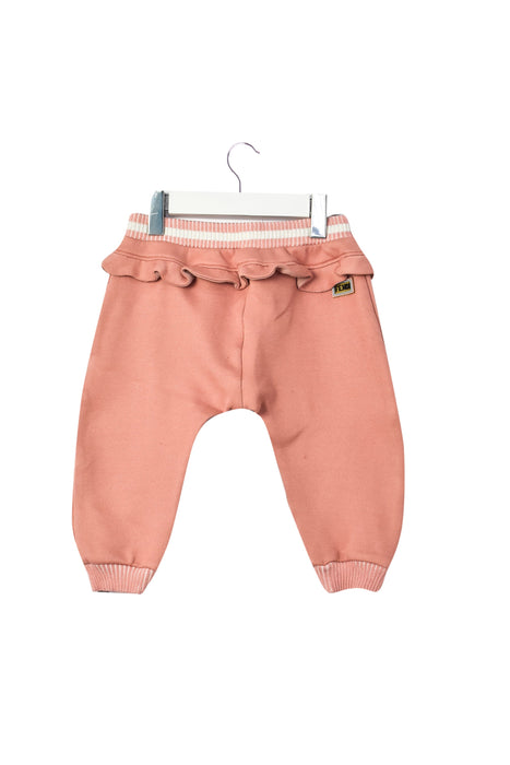 A Pink Sweatpants from Fendi in size 12-18M for girl. (Back View)