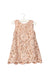A Beige Sleeveless Dresses from Dolce & Gabbana in size 6-12M for girl. (Front View)