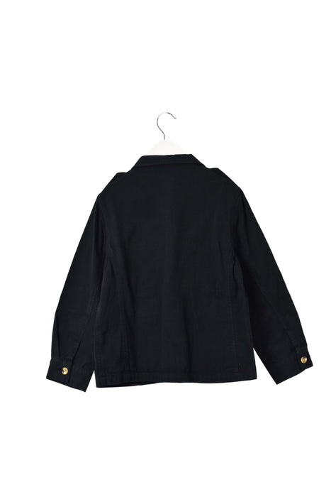 A Black Coats from Bonton in size 8Y for girl. (Back View)