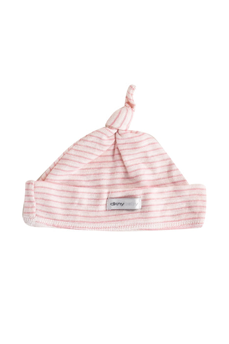 A Pink Hats Beanies & Caps from DKNY in size 0-3M for girl. (Front View)