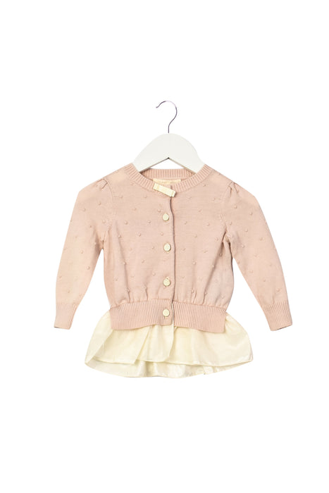 A Pink Cardigans from Nicholas & Bears in size 6-12M for girl. (Front View)
