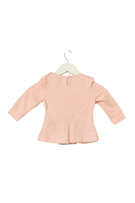 A Pink Long Sleeve Tops from Nicholas & Bears in size 6-12M for girl. (Back View)