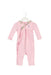 A Pink Long Sleeve Jumpsuits from Ralph Lauren in size 3-6M for girl. (Front View)